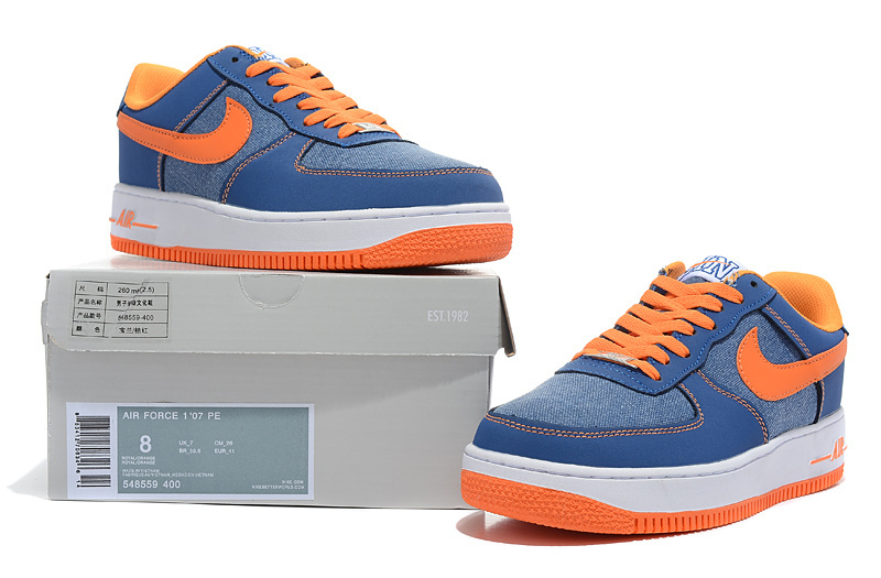 Nike Air Force 1 Low Jermy Lin Blue Orange Sneaker
